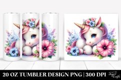 Baby Unicorn Petunia Tumbler Product Image 1
