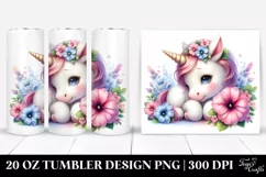 Baby Unicorn Petunia Tumbler Product Image 1