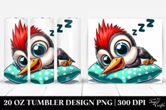 Colorful Crazy Woodpecker Tumbler Product Image 1