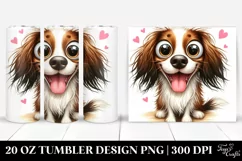 Colorful Crazy Brittany Tumbler Product Image 1