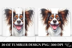 Colorful Crazy Brittany Tumbler Product Image 1