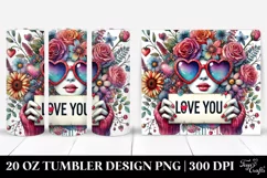 Valentines 20 Oz Tumbler Png Product Image 1