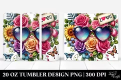 Love 20 Oz Tumbler Png Product Image 1