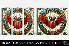 Stained Gift with Wings, High-Res 20 Oz Tumbler Product Image 1
