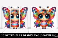 Colorful Baby Butterfly Summer | 20 Oz Tumbler Product Image 1