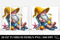 Gnome Beach Wear Lemon | 20 Oz Tumbler Product Image 1