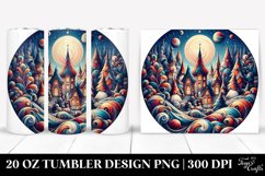 Colorful Gnome Holiday Clipart, Transparent 20 Oz Tumbler Product Image 1