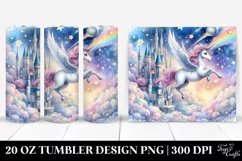 Enchanted Castle Unicorn | 20 Oz Tumbler Product Image 1