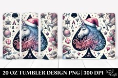 Christmas PNG 20 Oz Tumbler Design Product Image 1