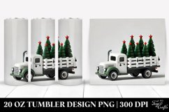 Simple Truck with Christmas Trees, High-Res 20 Oz Tumbler Product Image 1