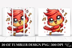 Crazy Looking Baby Cardinal | 20 Oz Tumbler Product Image 1