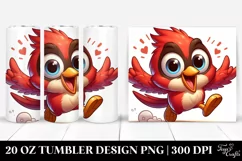 Crazy Looking Baby Cardinal | 20 Oz Tumbler Product Image 1