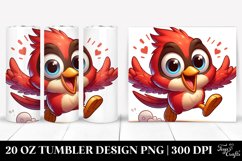 Crazy Looking Baby Cardinal | 20 Oz Tumbler Product Image 1