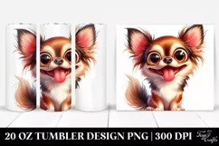Funny Crazy Chihuahua | 20 Oz Tumbler Product Image 1