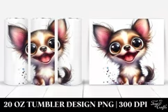 Funny Crazy Chihuahua | 20 Oz Tumbler Product Image 1
