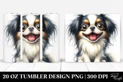 Funny Crazy Japanese Chin | 20 Oz Tumbler Product Image 1