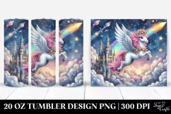 Enchanted Castle Unicorn | 20 Oz Tumbler Product Image 1