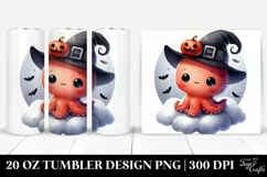 Baby Octopus Halloween 20 Oz Tumbler Product Image 1
