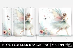 Boho Fairy Clipart 20 Oz Tumbler Product Image 1
