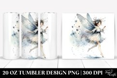Washed Watercolor Fairy Clipart 20 Oz Tumbler Product Image 1