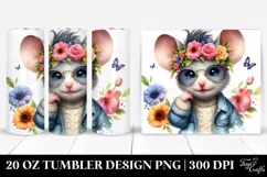 Cute Baby Mouse Model 20 Oz Tumbler Product Image 1