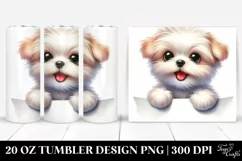 Cute Baby Maltese Tumbler Product Image 1