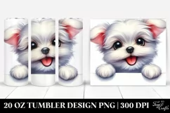 Cute Baby Maltese Tumbler Product Image 1
