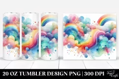 Colorful Abstract Rainbow | 20 oz Tumbler Product Image 1