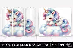 Pastel Baby Unicorn Cloud | 20 Oz Tumbler Product Image 1