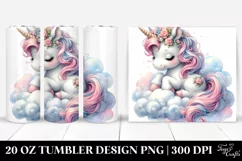 Pastel Baby Unicorn Cloud | 20 Oz Tumbler Product Image 1