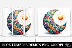 Whimsical Moon Art | 20 Oz Tumbler Product Image 1