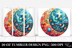 Whimsical Moon Art | 20 Oz Tumbler Product Image 1