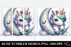 From the Silvery Moon Unicorn | 20 Oz Tumbler Product Image 1