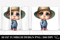 Baby with Rain Boots | 20 Oz Tumbler Product Image 1