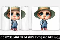 Baby with Rain Boots | 20 Oz Tumbler Product Image 1