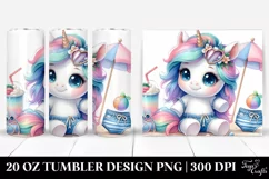 Beachwear Unicorn | 20 Oz Tumbler Product Image 1