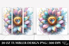 Detailed Shiny Sunflower Tumbler Product Image 1