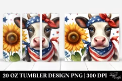 Proud Cow Portrait | 20 Oz Tumbler Product Image 1