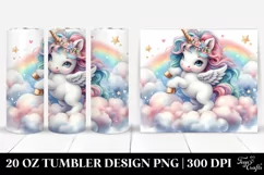 Baby Unicorn Dancing as Dancer | 20 Oz Tumbler Product Image 1