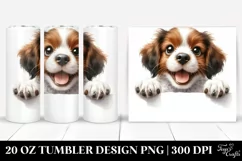 Cute Baby Brittany Smiling | 20 Oz Tumbler Product Image 1