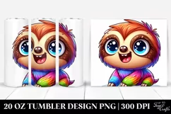 Funny Sloth Cartoon | 20 Oz Tumbler Product Image 1
