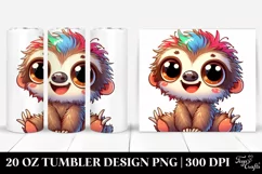 Funny Sloth Cartoon | 20 Oz Tumbler Product Image 1