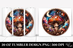 Detailed Stained Mushroom Tumbler Product Image 1