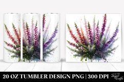 Glossy Heather Metalic Watercolor Tumbler Product Image 1