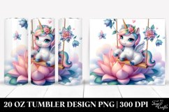 Swinging Unicorn | 20 Oz Tumbler Product Image 1