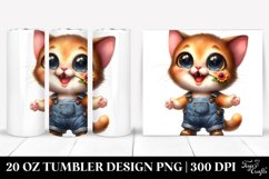 Excited Baby Cat | 20 Oz Tumbler Product Image 1