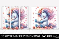 Tumbling Baby Unicorn | 20 Oz Tumbler Product Image 1