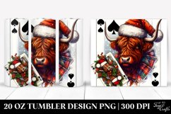 Christmas PNG 20 Oz Tumbler Design Product Image 1
