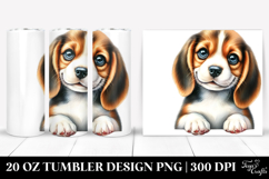 Adorable Beagle Puppy, 20 Oz Tumbler Product Image 1