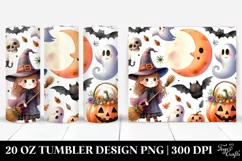 Funny Witch Haloween Clipart 20 Oz Tumbler Product Image 1